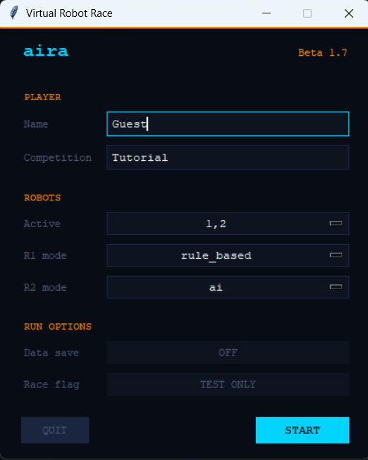aira launcher — Name field